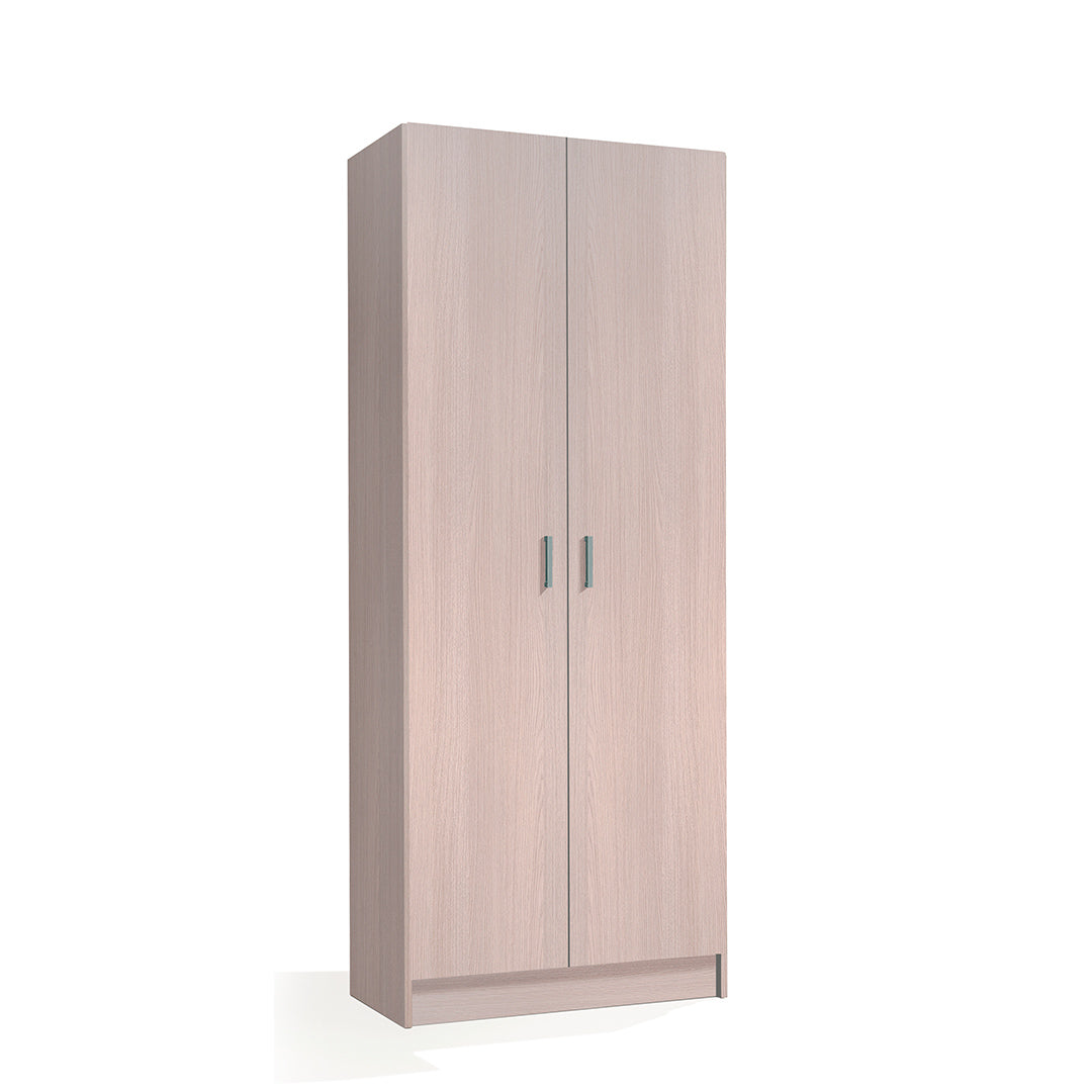 ARMARIO ESCOBERO 2 PUERTAS 73X180X37 CM ROBLE