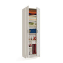 ARMADIO 2 ANTE CON RIPIANI 58X180X37 CM BIANCO