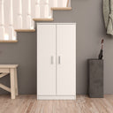 SCARPIERA CON 6 RIPIANI 55X108X36 CM BIANCA