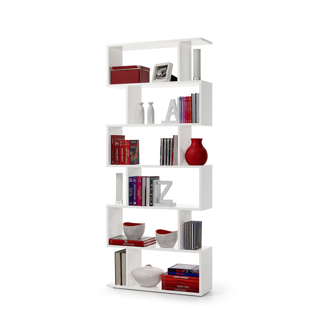 MENSOLA ALTA 80X192X25 CM BIANCO LUCIDO