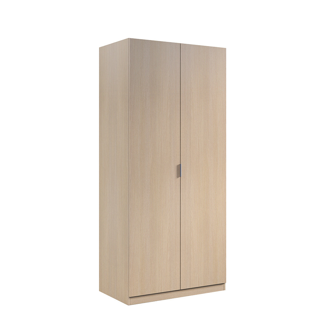 ARMADIO 2 ANTE 81X180X52 CM ROVERE