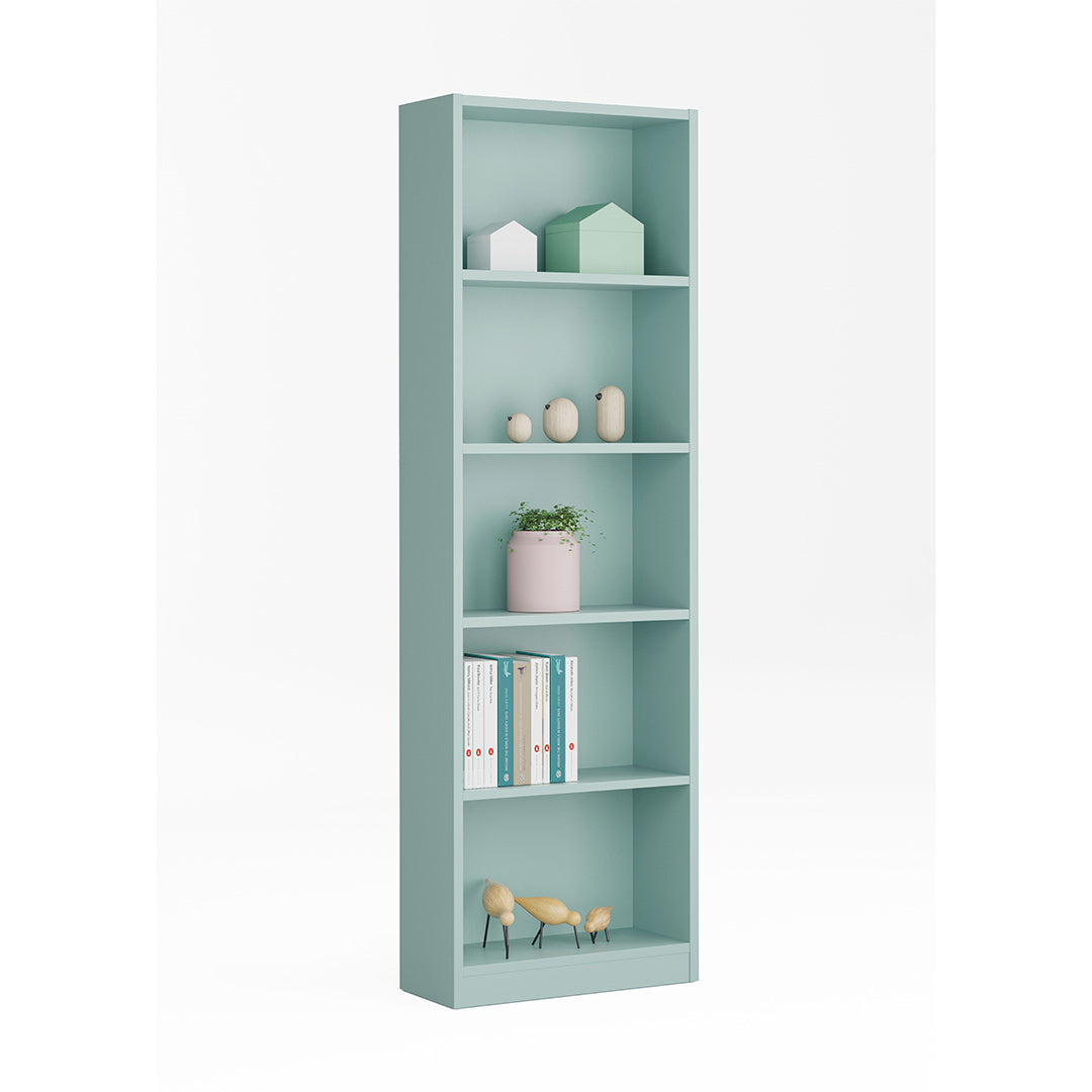 ESTANTERIA ALTA 52x180x25CM VERDE ACQUA
