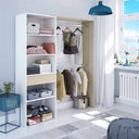 ARMADIO CON RIPIANO 187X158X40 CM ROVERE CANADESE