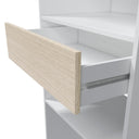 ARMARIO VESTIDOR CON ESTANTERIA 187X158X40 CM ROBLE CANADIAN