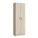 Mobiletto multiuso con 2 ante, 180x58x37 cm, rovere