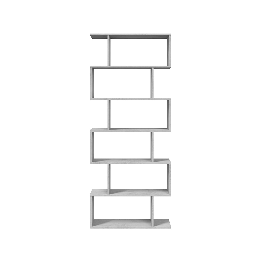 HIGH SHELF 192X80X24 CM CEMENT GRAY 