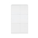 Roupeiro Max com 2 portas de correr, 200x120x50 cm, branco brilhante