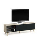 PORTA TV 180X54X41 CM ROVERE/GRIGIO