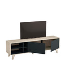 PORTA TV 180X54X41 CM ROVERE/GRIGIO