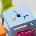 Set per bambini Jan tavolo e 2 sedie fucsia
