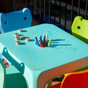 Ensemble table et 2 chaises pour enfants Jan, orange