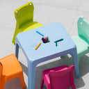 Ensemble table et 2 chaises pour enfants Jan, orange