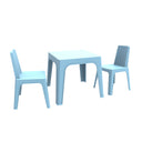 Set per bambini Julieta: tavolo e due sedie, blu