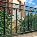 Rete in plastica extra quadrata 10 mm 1x25 m verde nord