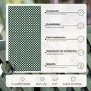 Pack instalación Celosía PVC 18 MM + 3 Perfiles VERDE