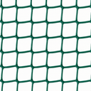 Rete in plastica extra quadrata 10 mm 1x25 m verde nord