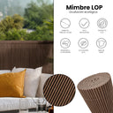 ECOLOGICAL WICKER LOP CATRAL WOOD