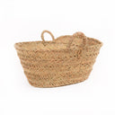 Contenitore in legno di sparto con maniglie, Cannes, 55x40x22 cm, D&L