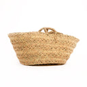 Contenitore in legno di sparto con maniglie, Cannes, 55x40x22 cm, D&L